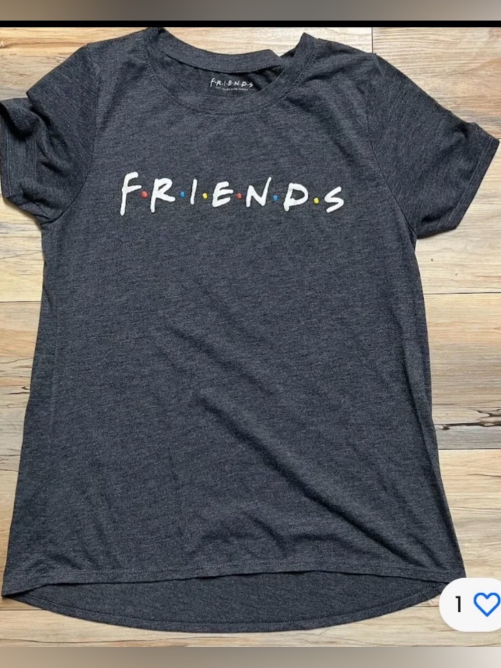 EUC- FRIENDS - TV Show- Dark Gray - Super Soft - Women's Size Large